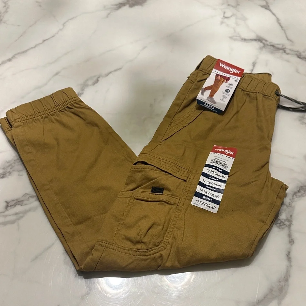 Wrangler Tan Cargo Pants for Men